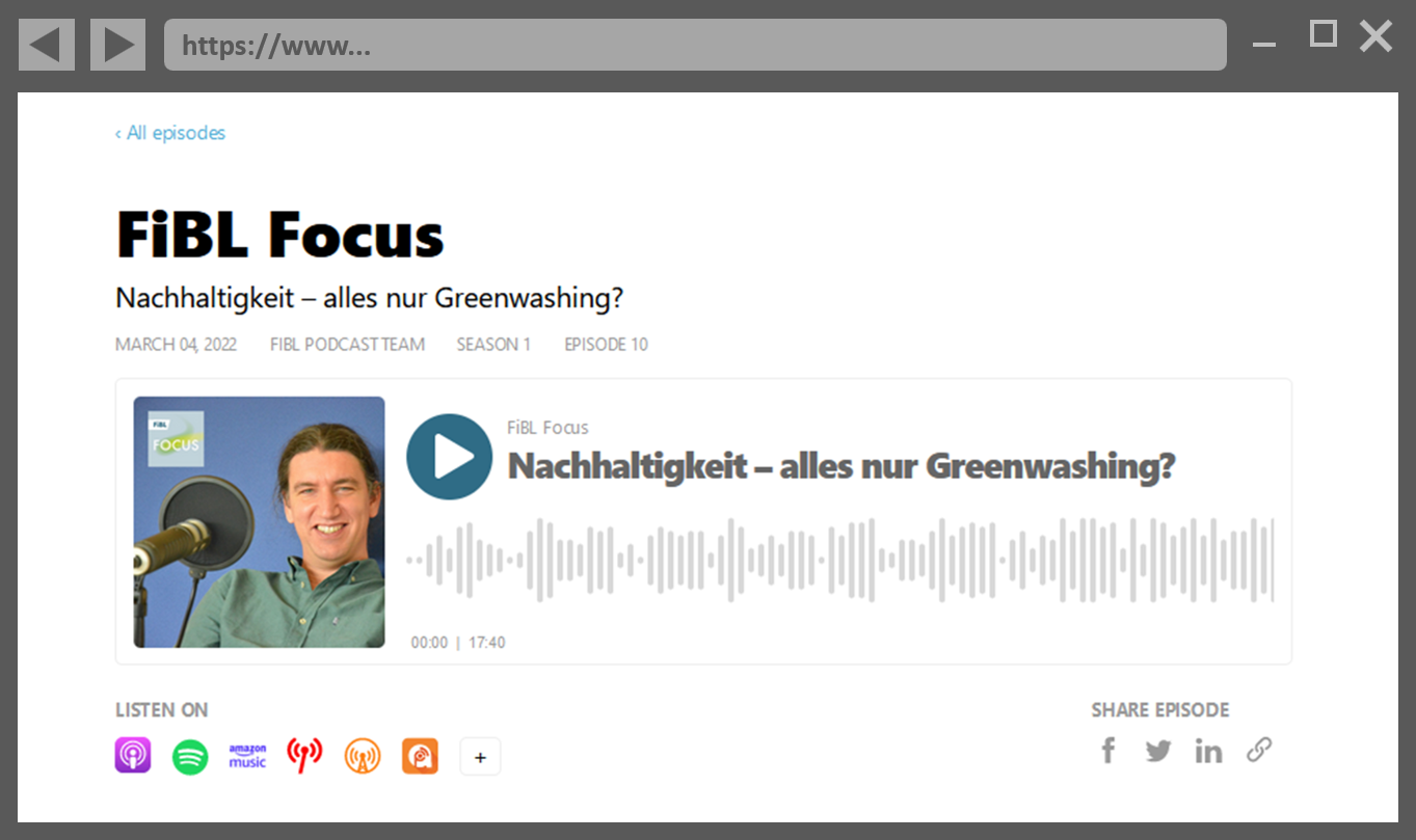 Screenshot der Podcast-Folge