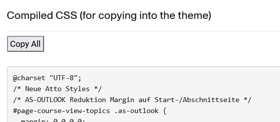 Screenshot des Copy-All-Buttons