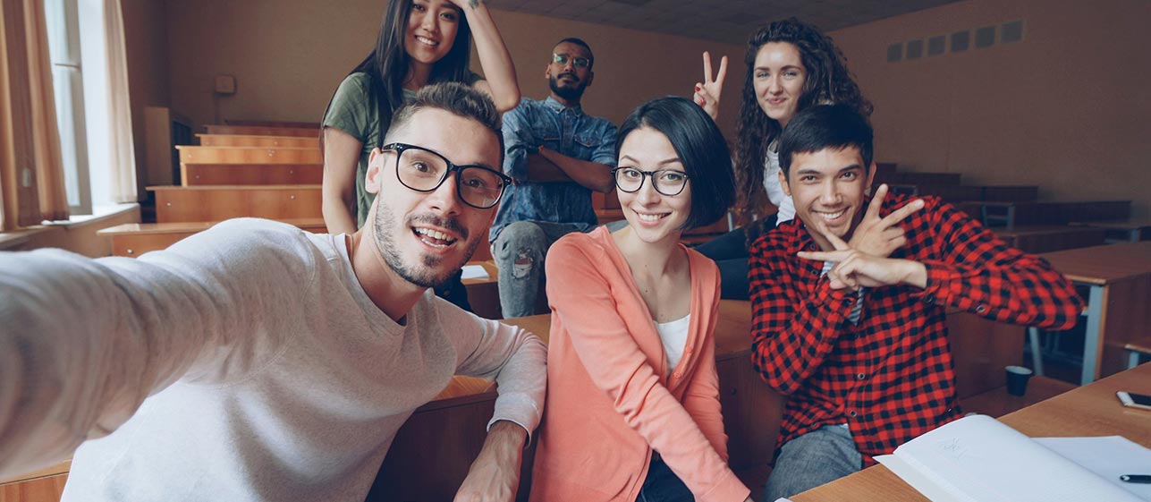 Studenten auf dem SDG Campus