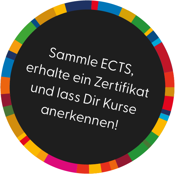 Sammel ECTS, erhalte ein Zertifikat und lass dir Kurse anerkennen!