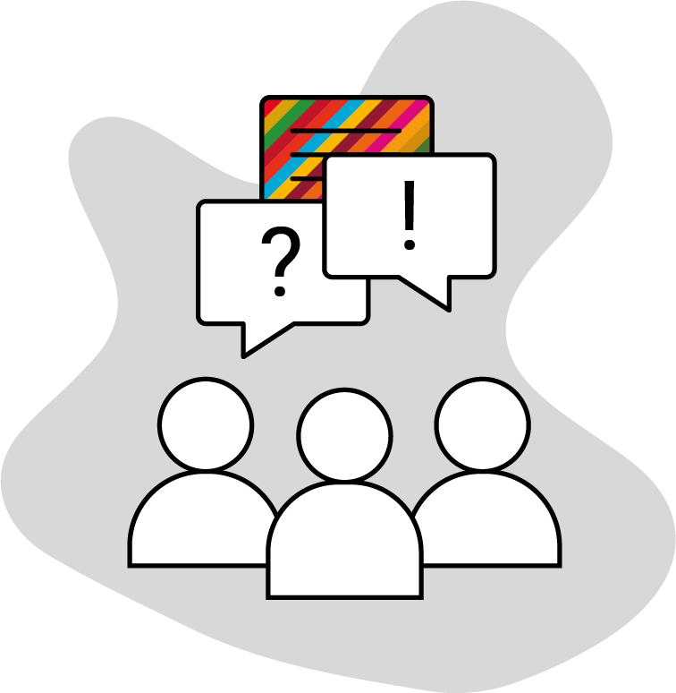Teamarbeit mit Diskussion